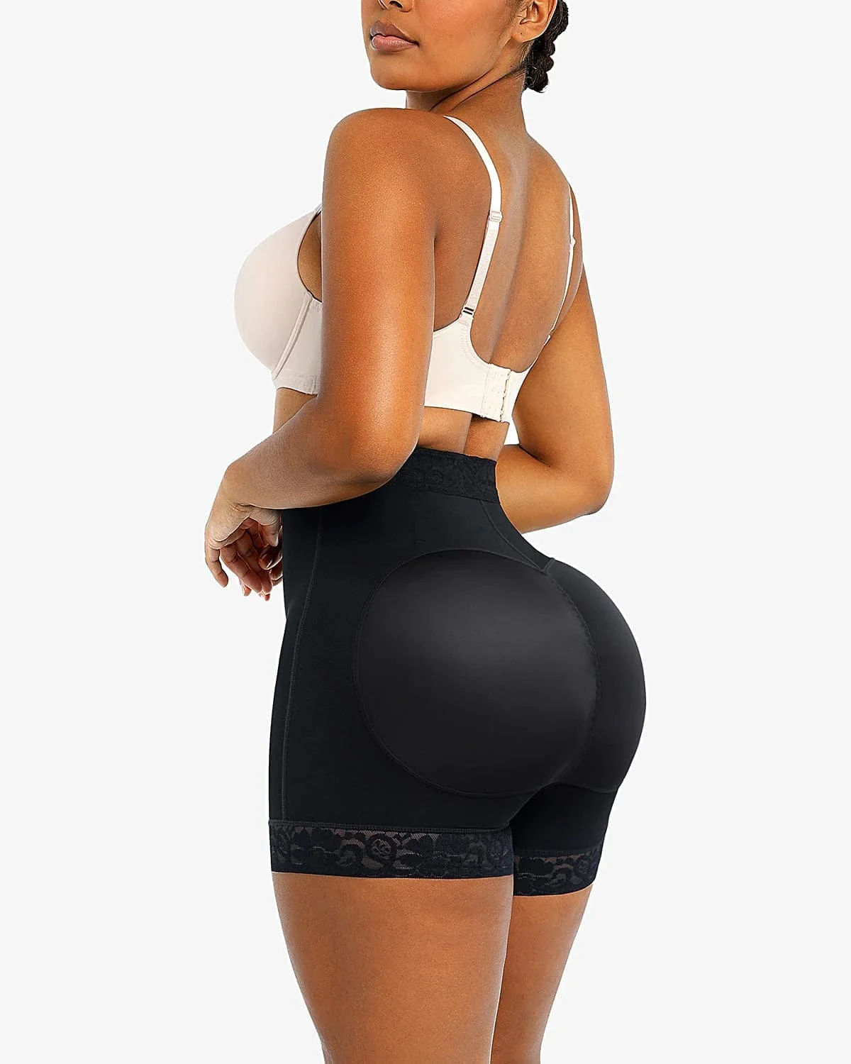 Bare Essentials™ AirSlim® Lace Steel Boned Butt Enhancer Short - Image 8