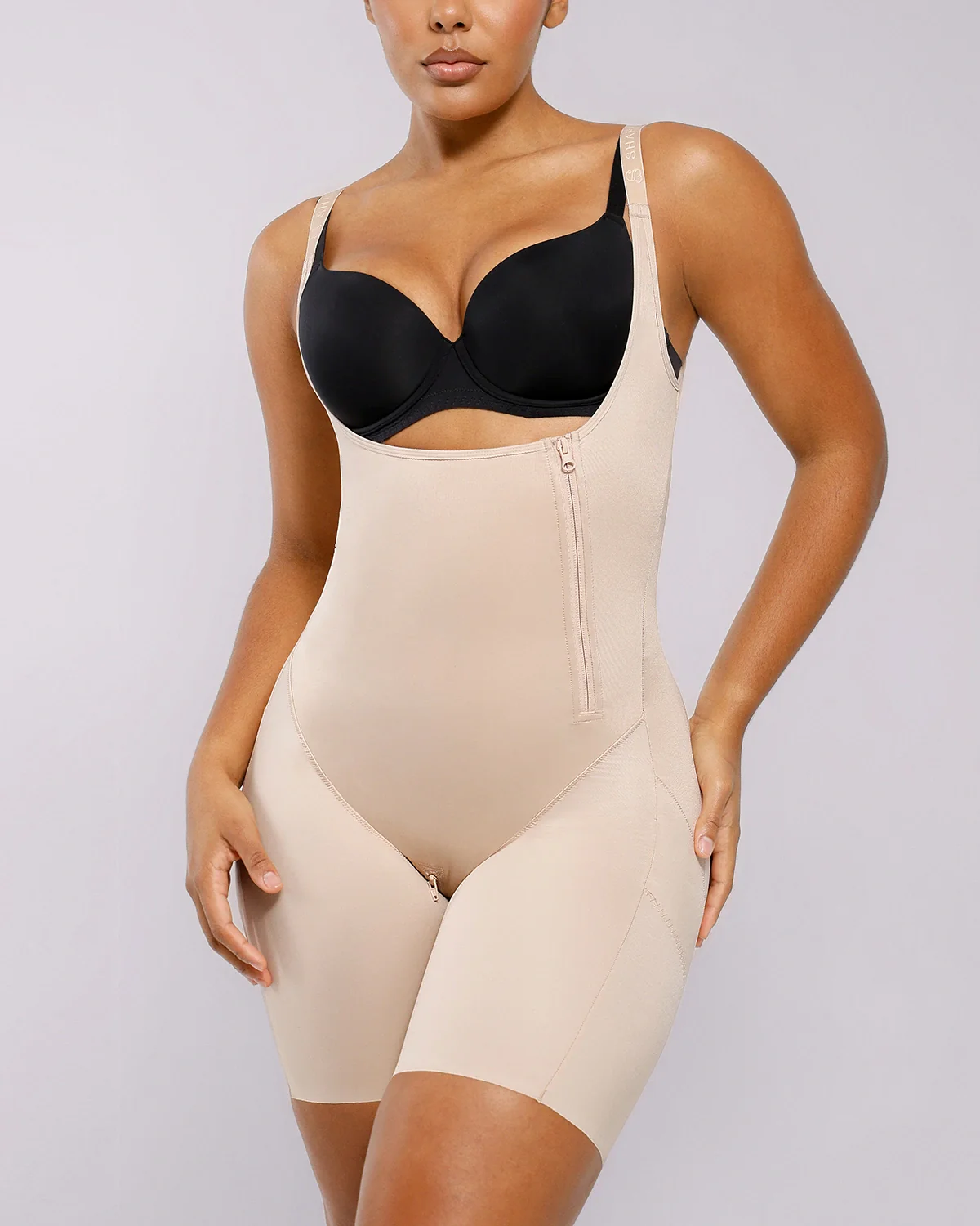 BOOT-YEAH™ SilkSculpt Open Bust Full Bodysuit - Image 21