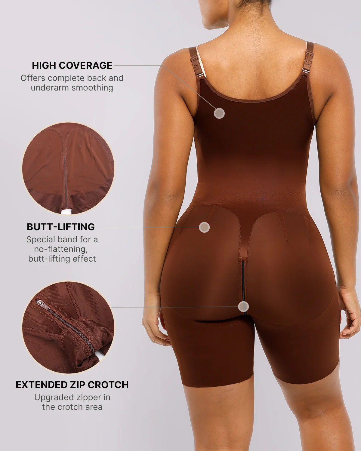 BOOT-YEAH™ SilkSculpt Open Bust Full Bodysuit - Image 4